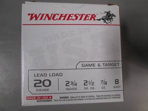 lot 16 image: Winchester Ammunition. 20 Gauge 2 3...