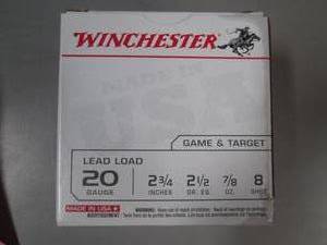 lot 17 image: Winchester Ammunition. 20 Gauge 2 3...