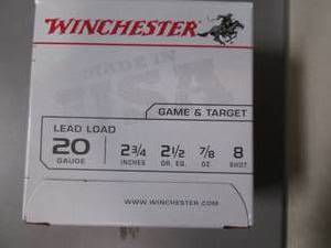 lot 19 image: Winchester Ammunition. 20 Gauge 2 3...
