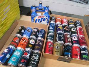 lot 71 image: Lot of 32 Bud Light NFL Collector C...