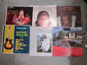 lot 84 image: Stack of Vintage Record Albums from...