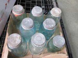 lot 106 image: Lot of 8 Vintage Larger Sized Mason...