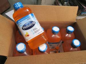 lot 143 image: PediaLyte Mixed Fruit case of 8 bot...