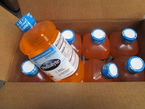 lot 145 image: PediaLyte Mixed Fruit case of 8 bot...