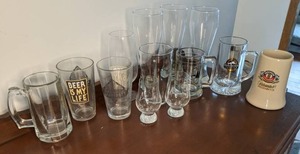 lot 50 image: A Bakers Dozen Beer Glasses