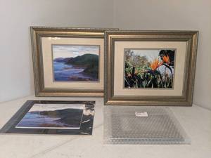 lot 85 image: Landscape Artwork and Frames