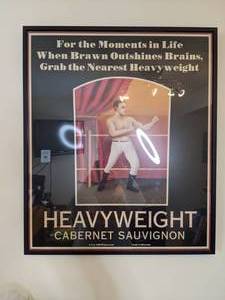 lot 259 image: Heavyweight Cabernet Sauvignon Framed Print