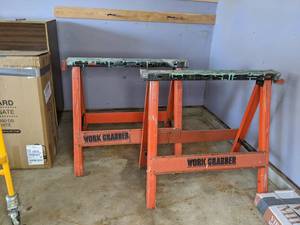 lot 118 image: Set of Work Grabber Saw Horses