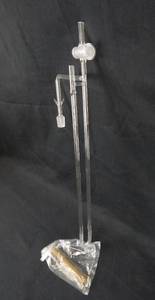 lot 6 image: Vintage Mercer Glass Works Merco Pyrex Glass Manometer No. 9497