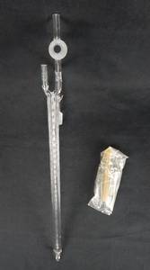 lot 13 image: Vintage Mercer Glass Works Merco Pyrex Glass Manometer No. 9498