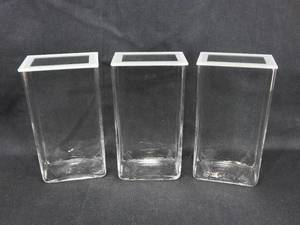 lot 26 image: Set of 3 Vintage 6 Inch Tall Glass Museum Jars With Covers - Made in Germany
