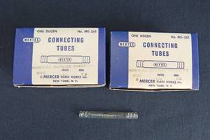 lot 154 image: Set of 24 Mercer Glass Works Mertex 14 Inch - 7.5 MM Glass Connecting Tubes