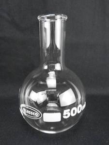 lot 162 image: Set of 2 Glassco 500 ML Florence Boiling Flasks