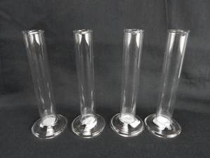 lot 164 image: Set of 4 Glass Hydrometer Jars