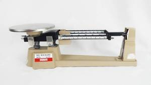 lot 243 image: Ohaus 700 800 Series Triple Beam Balance Scale