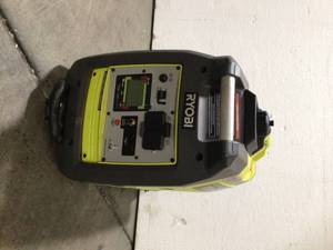 lot 16 image: 2,300-Watt Recoil Start Bluetooth Super Quiet Gasoline Powered Digital Inverter Generator with CO Shutdown Sensor by RYOBI Customer Returns See Pictures