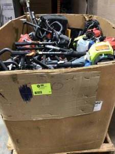 lot 19 image: Lot of assorted  outdoor trimmers Various Conditions Customer Returns See Pictures