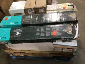 lot 26 image: Mix of assorted flooring Customer Returns See Pictures