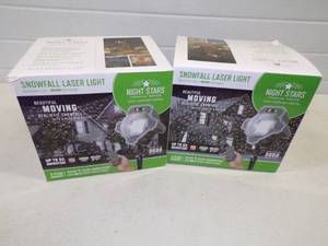 Pair of Snowfall Lazer Lights