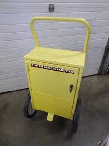 Rolling Metal Cabinet with lock and key