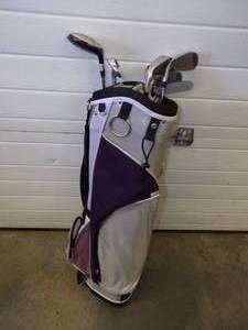 Set Of Golf Clubs and Bag
