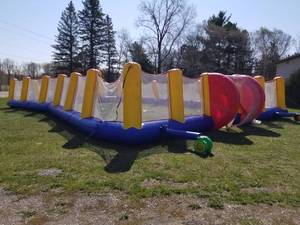 lot 320 image: 55 X 35 X 9 Extra Large 12 Player Inflatable Foosball Game
