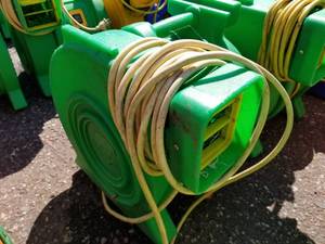 lot 337 image: B-Air 1 HP Bounce House Blower, Green