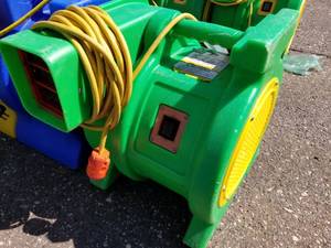 lot 340 image: B-Air Kodiak 1.5 HP Bounce House Blower, Green