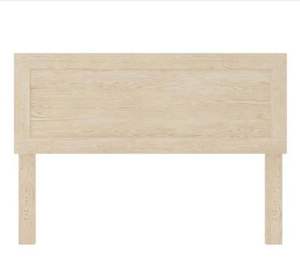 lot 30 image: Leah Golden Maple KingCal King Classic Wood Headboard the retail price in Home Depot is $102.79