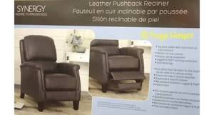 lot 35 image: EVERLIE LTHR PUSHBACK RCL the retail price in Costco is 399.99
