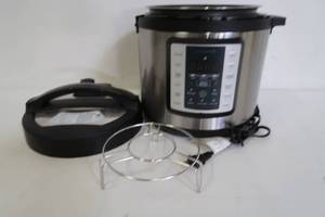 lot 644 image: Insignia - 6qt Multi-Function Pressure Cooker - Stainless Steel