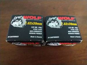 40 Rounds 7.62x39mm Ammunition