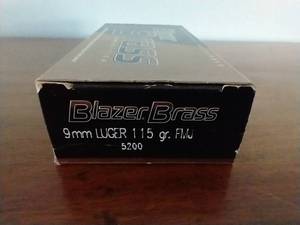 50 Rounds 9mm FMJ Ammunition
