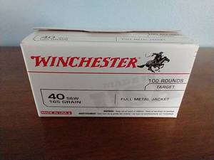 100 Rounds .40 FMJ Ammunition