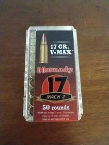 50 Rounds 17 V-Max Ammunition