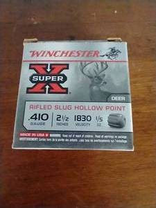 5 Rounds 410 Rifled Slug Hollow Point Ammunition