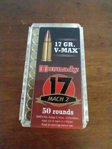 50 Rounds 17 V-Max Ammunition