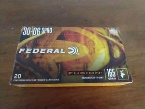 20 Rounds 30-06 Bonded Soft Point Ammunition