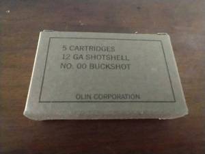 5 Rounds 12 Gauge Buckshot Ammunition