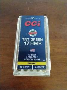 50 Rounds 17 HMR Hollow Point Ammunition