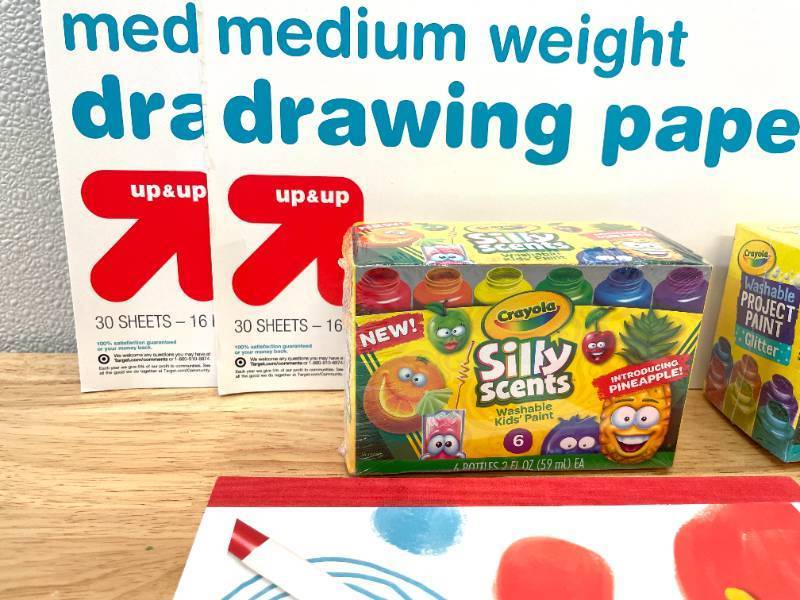 lot 70 image: Lot of Drawing & Painting Paper and Washable Kids Paint