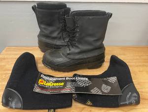 lot 19 image: LaCrosse Steel Toe and Shank Mens Work Boots Size 10