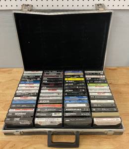lot 25 image: Large Lot of Cassette Tapes Mostly 70s and 80s Rock