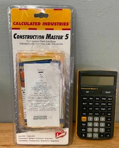 lot 103 image: Construction Master Math Calculator