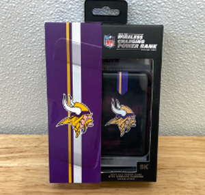 lot 69 image: Minnesota Vikings NFL Cell Phone Portable Charging Bank
