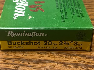 (5) 20gauge #3-Buck-Shot