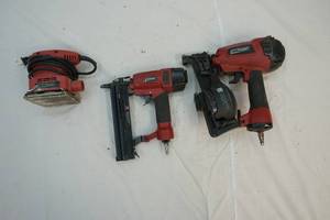 Roofing nailer, finish nailer, electric sander