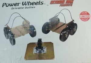 Power wheels, drivable dollies