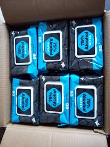 Nuvik 75% Alcohol Wipes (Case Pack 24)
