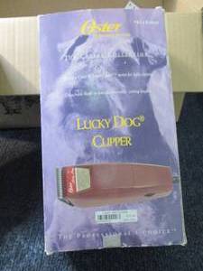 lot 270 image: Oster Lucky Dog Clipper- open box...